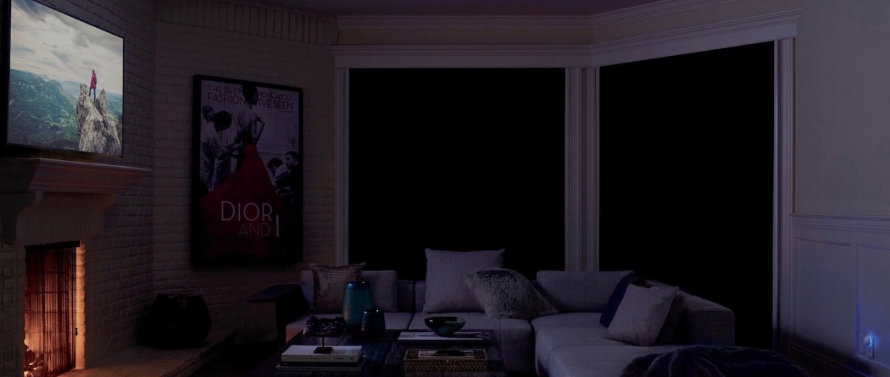 Room Darkening shades for watching TV